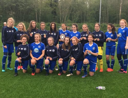 HAYES U16s GIRLS FOOTBALL TEAM TOP THE BOROUGH